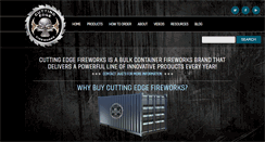 Desktop Screenshot of cuttingedgefireworks.com
